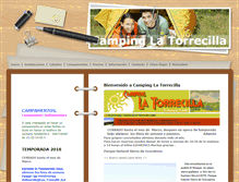 Tablet Screenshot of campinglatorrecilla.es